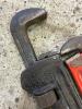 Set of 4 Ridgid Pipe Wrenches - 2