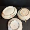 Trio of China Serving Bowls - Nippon Hand Painted, Thompson Aladdin - Floral and Fruit Motifs - 4