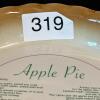 Nantucket Ceramic Apple Pie Recipe Plate - 6