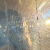 Pair of International Sterling Hurricane Candle Holders with Etched Glass Shades - 8