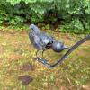 Metal Kinetic Garden Stake with Two Birds - 3