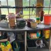 Bulk Lot of Gardening Supplies: Miracle-Gro Potting Mix, Assorted Planters, Tools, and Accessories