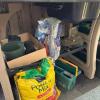 Bulk Lot of Gardening Supplies: Miracle-Gro Potting Mix, Assorted Planters, Tools, and Accessories - 3