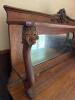 Antique Oak Sideboard Buffet with Mirror - 7