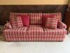 Cozy Plaid Three-Seat Sofa - 2