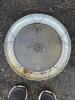 Galvanized Metal Outdoor Wall Thermometer - 2
