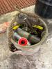 Canvas Tool Bucket with Brass Pipe Fittings