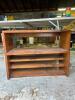 Wood Desktop Organizer with 4 Fixed Shelves