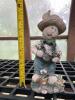 Whimsical Garden Figurine With Watering Can & Flower Pot Accents - 5