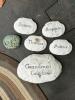 Set of Personalized Engraved Garden Stones