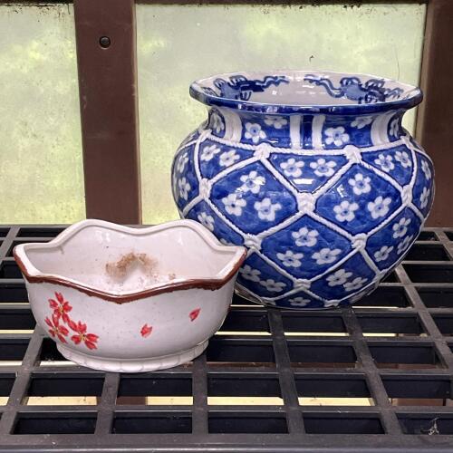 Pair Of Ceramic Planters