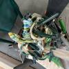 Assorted Garden Tool Lot With Foldable Kneeler/Seat, Storage Bag, Shears, Trowels, Gloves - 2