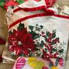 Assorted Tablecloths & Linens Lot - Christmas, Easter, Plaid, Ivory with Quilted Leaf Potholder - 3