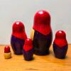 5-Piece Russian Matryoshka Nesting Dolls Wood - 2