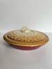 Pfaltzgraff Delicious Ceramic Pie Dish with Apple Lid - 5