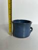 Blue Glazed Handmade Ceramic Mug/Bowl - 4