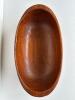 Large Mid-Century Modern Teak Oval Wooden Serving Bowl - 2