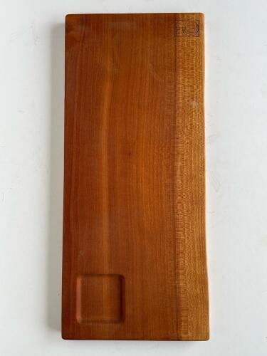 Handcrafted Simon Andrew Pearce Wood Serving Board Duo