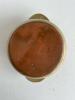 Set of 7 Brown Glazed Ceramic French Onion Soup Bowls with Lids - 4