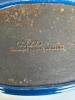 Copco Denmark Michael Lax Blue Enamel Cast Iron Oval Baker - 4