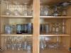 Glass and Stemware Cabinet Lot