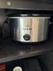Black Kitchen Buffet Cabinet with Contents - 4