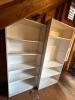 Pair of 2 White Bookcases - 2