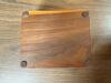 Handcrafted Wooden Keepsake Box with Scales of Justice Inlay - 5