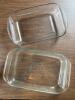Pyrex 2253 & Anchor Hocking 960 Glass Baking Dishes