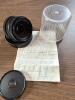 MIR-1B 37mm f/2.8 M42 Wide Angle Lens 1991 USSR with Case, Caps, Certificate