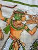 17" x 13" Painted Egyptian Papyrus - 2