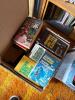 HUGE Book Collection with Wooden Bookshelf - 3