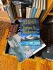 HUGE Book Collection with Wooden Bookshelf - 4