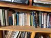HUGE Book Collection with Wooden Bookshelf - 8