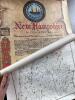 1816 New Hampshire Map by Philip Carrigain & Decorative State Declaration Reproduction Prints