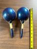 Hand-Painted Wooden Maracas with Floral Design - 2