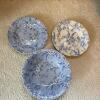 Spode Penny Lane Honeywall Light Plates and Bowl with Three-Tier Metal Stand - 4