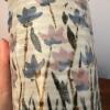 Blue and Pink Floral Stoneware Vase by Cindy Angliss, Signed - 5
