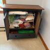 Primitive Style Freestanding Cabinet with Punched Tin Panels - Contents Not Included - 5