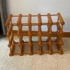 Fifteen Bottle Wooden Wine Rack