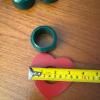 Napkin Ring Sixteen Piece Lot - Red Hearts and Green Round - 5