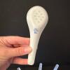 Set of Sixteen Blue and White Perforated Chinese Porcelain Soup Spoons - 4