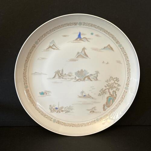 Takashimaya "Sesshu" Handicraft China 12" Plate