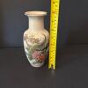 Chinese Crackle Glaze Ceramic Vase - Peacock and Floral Motif - 5