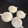 Taste Setter Collection Eight Piece Botanical Porcelain Teacup and Saucer Set - 2