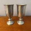 Wilton Armetale Colonial Plate and Goblet Four Piece Set - 6