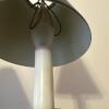 Pair of Contemporary Candlestick Table Lamps - Black and Brass-Tone Metal - 3