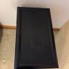 Black Three-Tier Bamboo/Rattan Side Table - 3