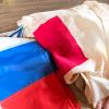Soviet-Era Vologda Memorabilia Lot: Pennants, Linen Bag, Wooden Plaque - 8
