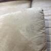 Max Home Beige Microsuede Sectional Sofa with Chaise and Ottoman - 10
